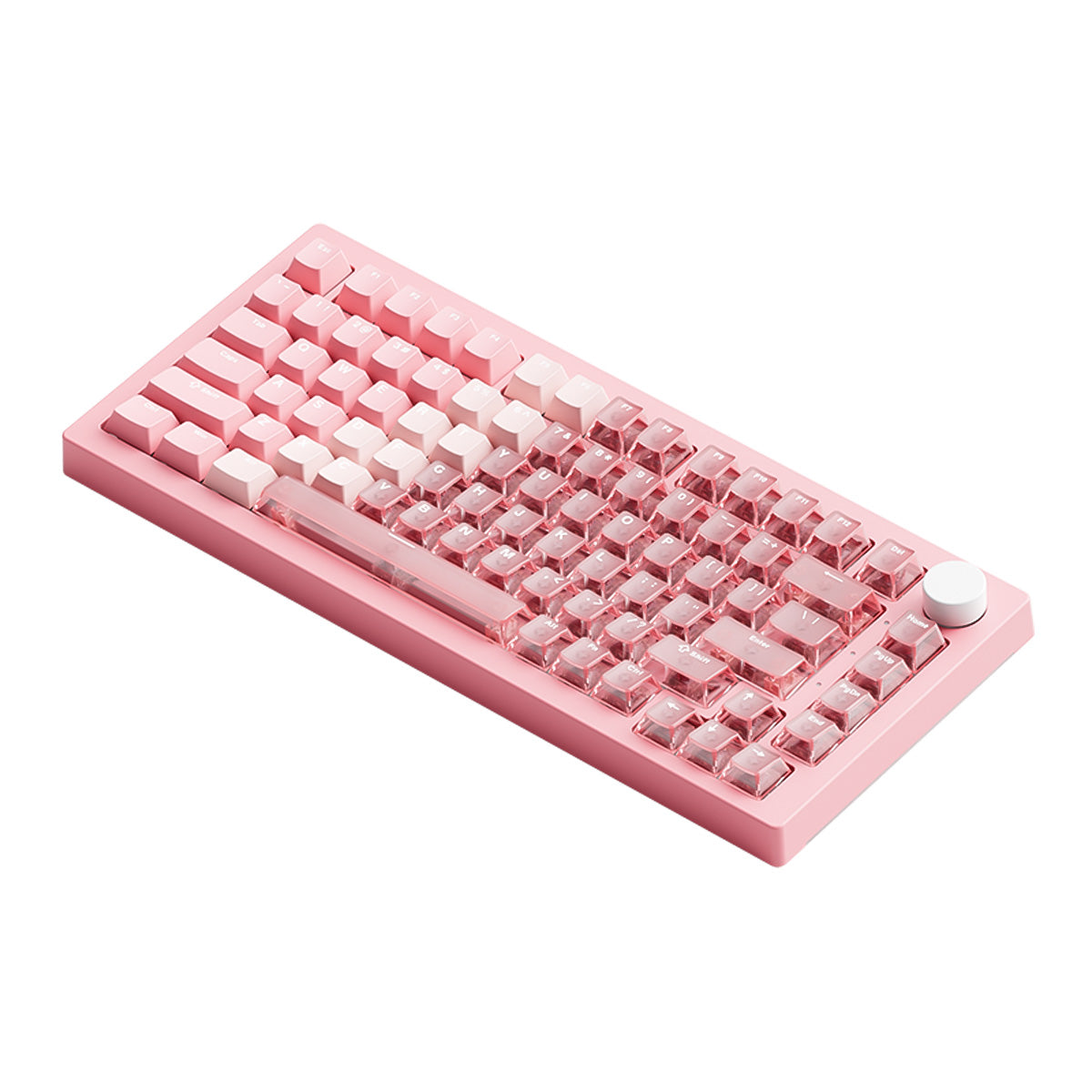 Akko 5075 V3-HE Pink 75% Wireless Hall-Effect Gaming Keyboard - AstroAim Switch