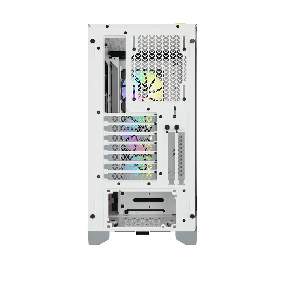 Corsair iCUE 4000X RGB Tempered Glass Mid-Tower Case - White