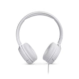 JBL Tune 500 Wired On-Ear Headphones - White