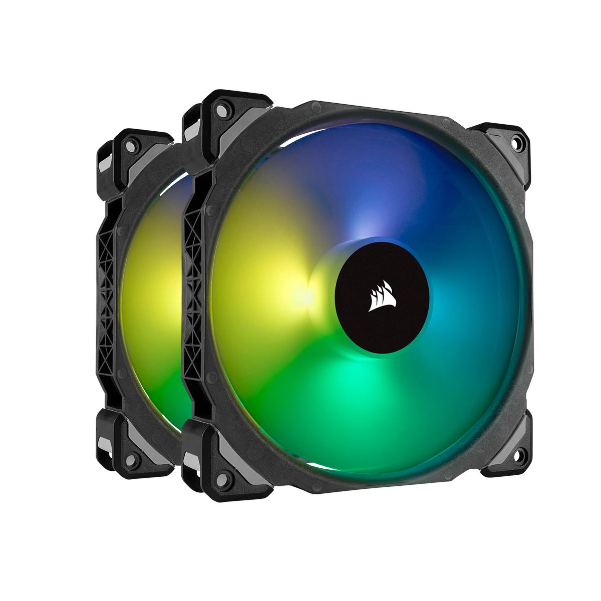 Corsair ML140 PRO RGB 140MM PWM Magnetic Levitation Fan - Twin Pack