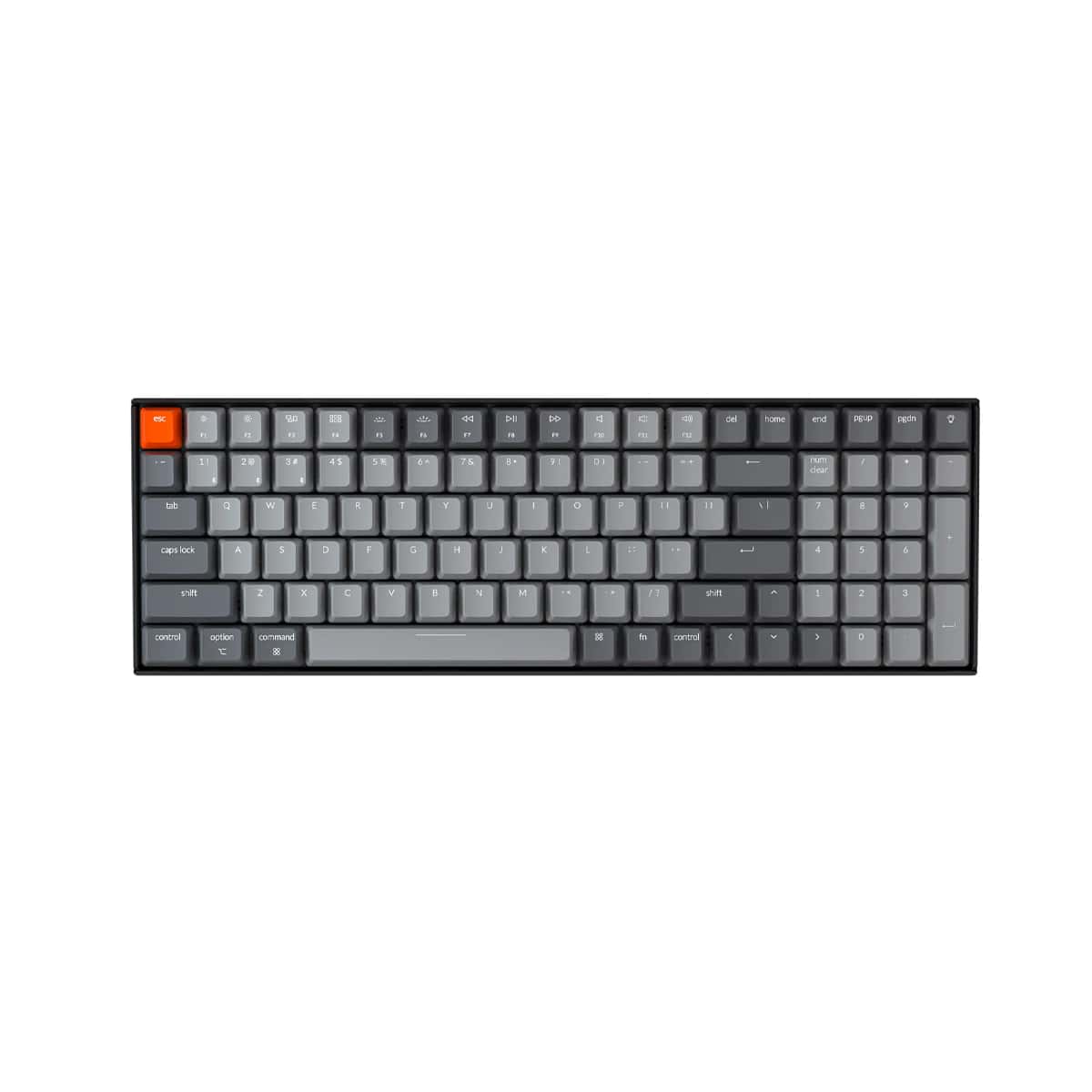 Keychron K4 V2 Wireless Mechanical Keyboard - White LED Gateron Red Switch