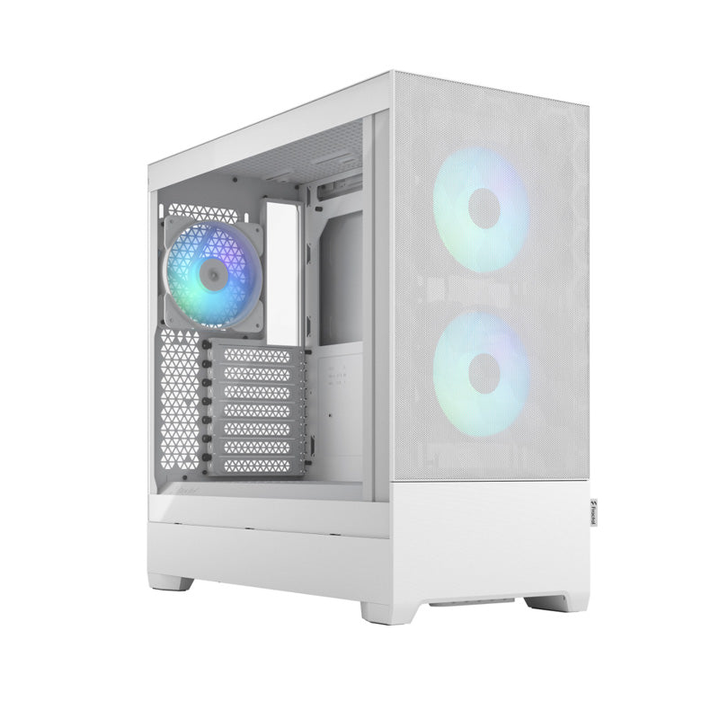 Fractal Design Pop Air RGB Mid Tower Case - White TG Clear Tint