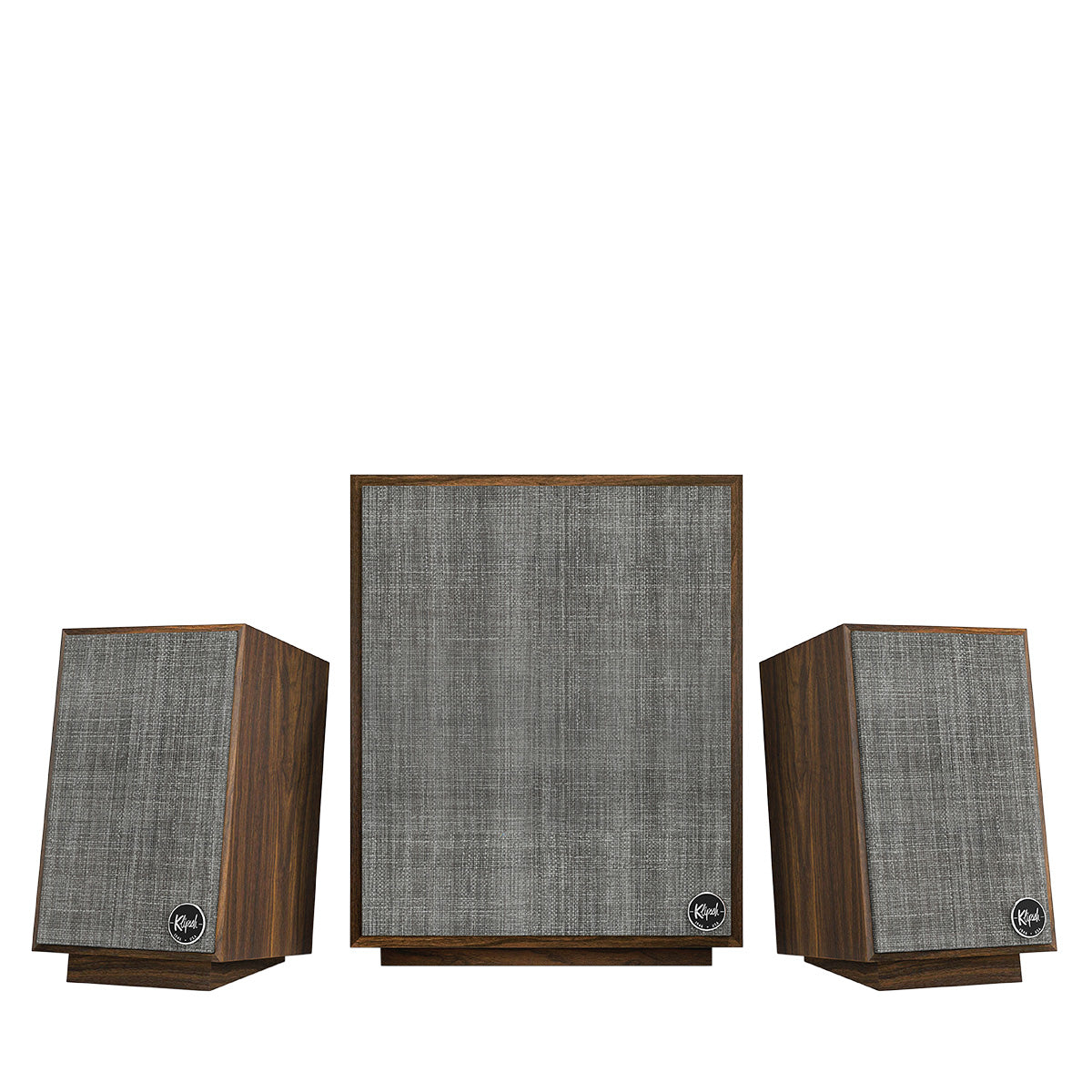 Klipsch ProMedia Heritage 2.1 Wired/Bluetooth Speaker System - Walnut