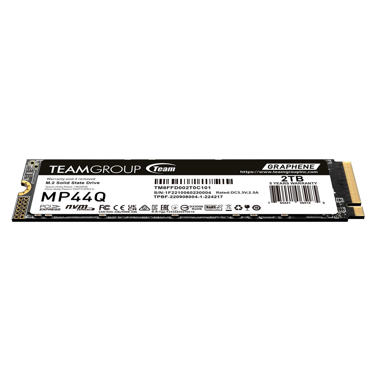 TeamGroup MP44Q 2TB M.2 Gen4 NVMe SSD