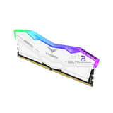 TeamGroup T-Force Delta RGB 32GB (2x16GB) DDR5-6000 CL38 Memory - White