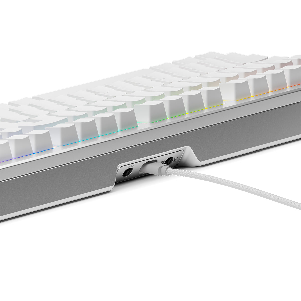 Glorious GMMK 3 Pro 100% Wireless Mechanical Keyboard Fox Linear Switch - Silver