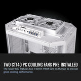 Thermaltake The Tower 600 Tempered Glass Mid Tower Case Snow Edition