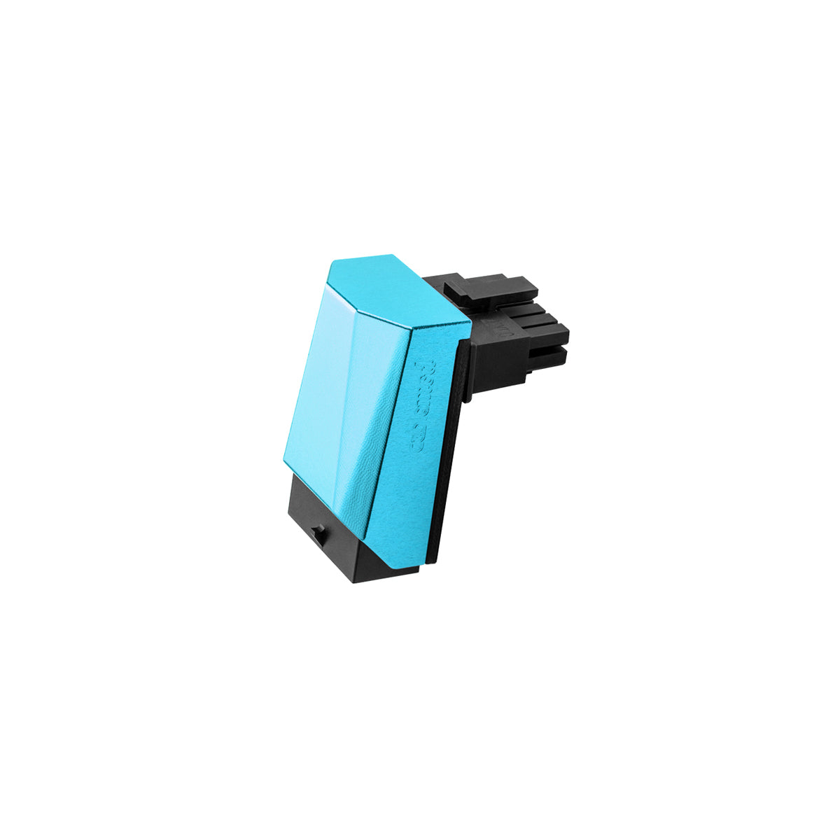 CableMod 12VHPWR 90 Degree Angled Adapter - Variant A - Light Blue