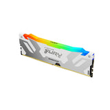 Kingston FURY Renegade RGB 32GB (2x16GB) DDR5-6400 CL32 Memory White (KF564C32RWAK2-32)