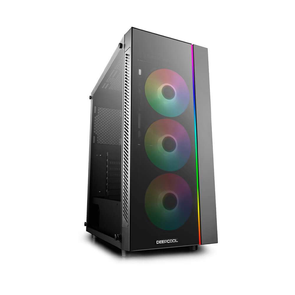 Deepcool Matrexx 55 ADD-RGB 3 Fans Mid-Tower TG Case - Black