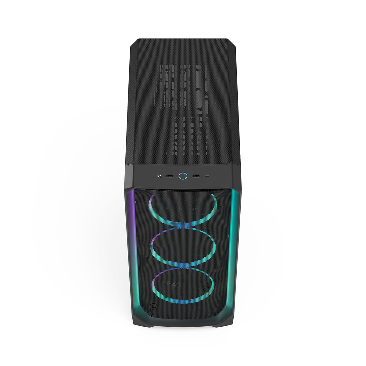Fractal Design Meshify 3 Ambience Pro RGB Mid Tower Case - Black TG Light Tint