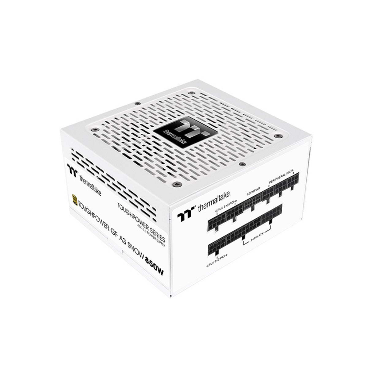 Thermaltake TH360 V2 360mm ARGB AIO Liquid CPU Cooler + Toughpower GF A3 Snow 850W 80+ Gold PSU - White