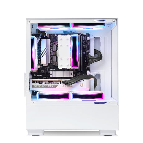 Qubit NEX RTX 5060 Ryzen 5 7400F Gaming PC - WHITE