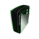 Inwin H-Frame 2.0 Tower Chassis w/1065W PSU - Black/Green