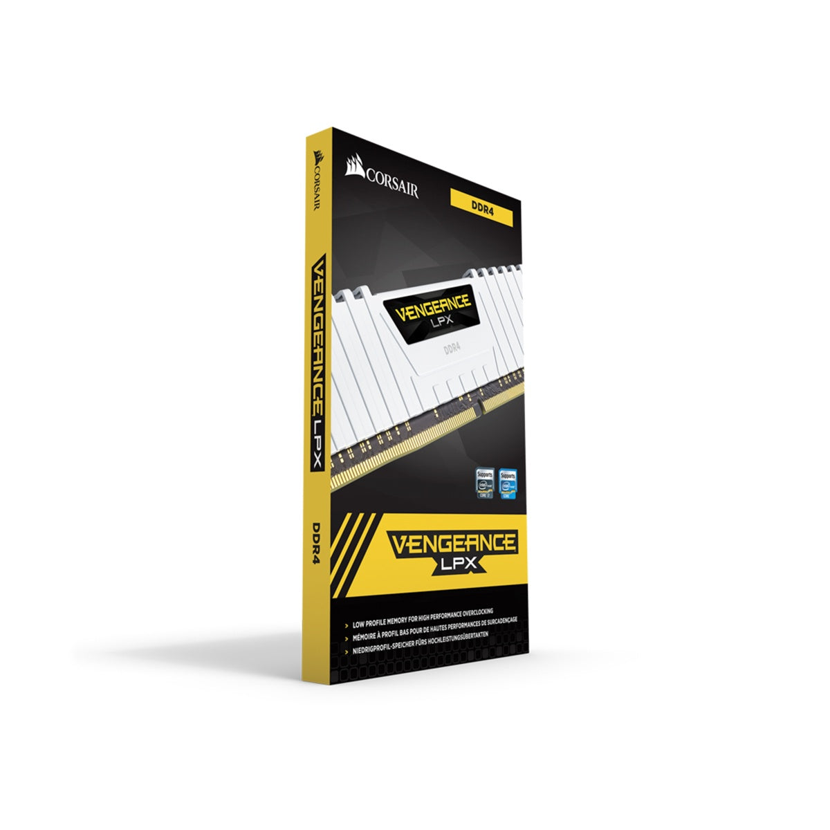 Corsair Vengeance LPX 16GB (2x8GB) DDR4-3200 CL16 Memory White (CMK16GX4M2B3200C16W)
