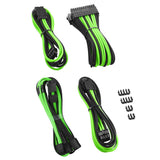 CableMod PRO ModMesh 12VHPWR Cable Extension Kit - Black/Ligh Green