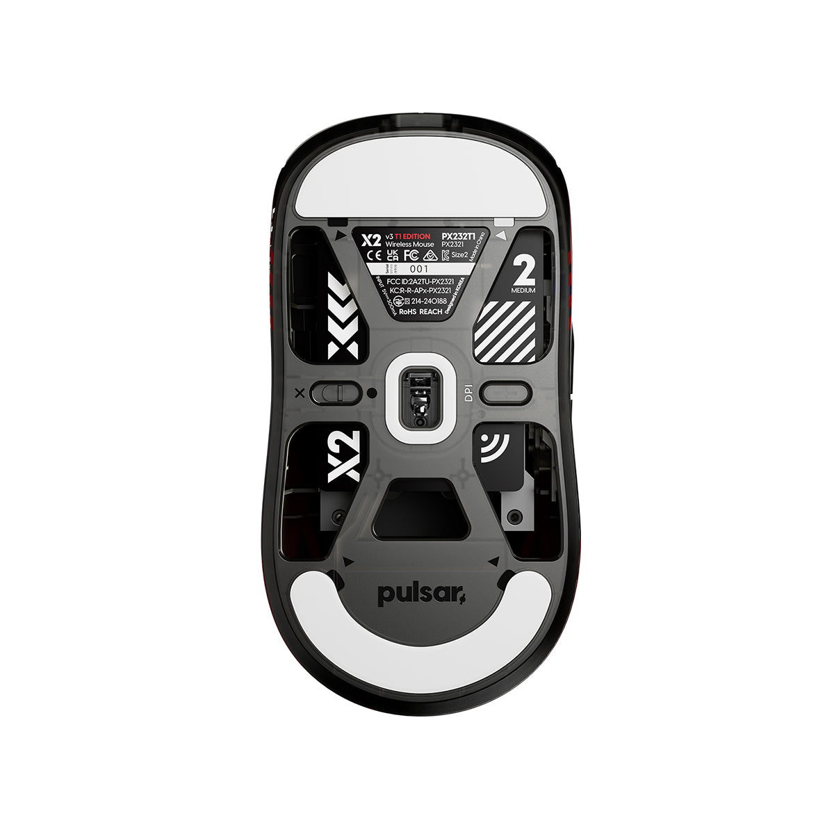 Pulsar X2 v3 Size2 Wireless Gaming Mouse - T1 Edition