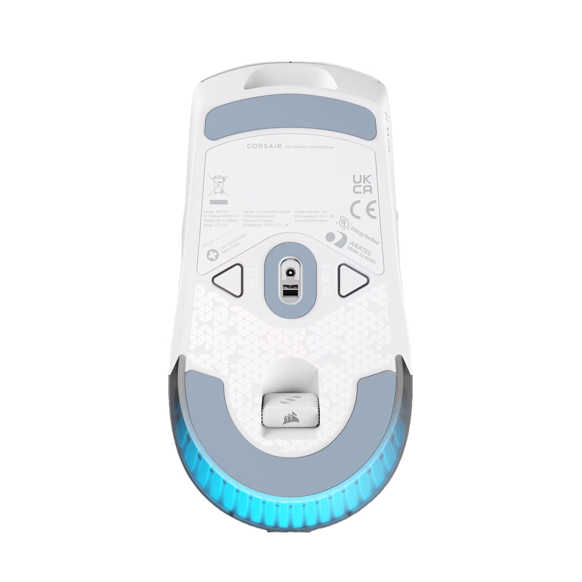 Corsair M75 Wireless Lightweight RGB Gaming Mouse - White