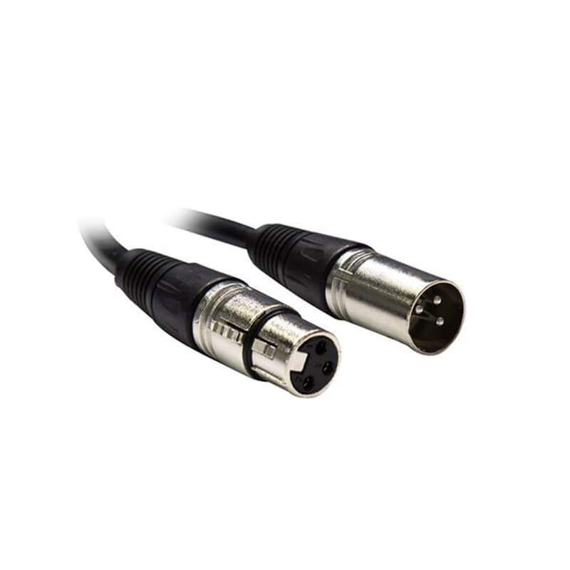 Dynamix XLR 3-Pin Male to Female Balanced Audio Cable - 1M