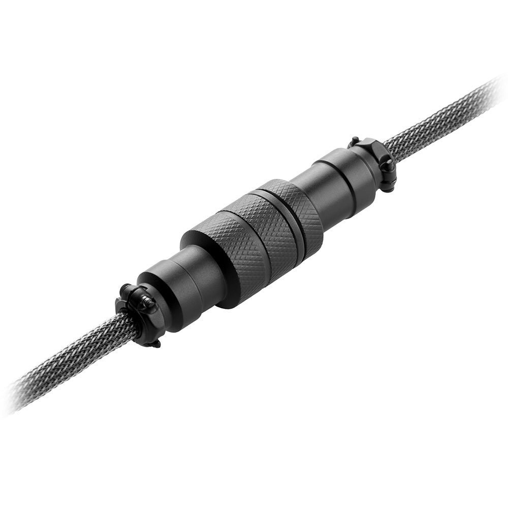 CableMod PRO Coiled Keyboard Cable - Carbon Grey