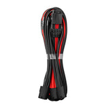 CableMod ModMesh Sleeved 12VHPWR StealthSense PCI-e Extension (Black + Red, 16-pin to Triple 8-pin, 45cm)