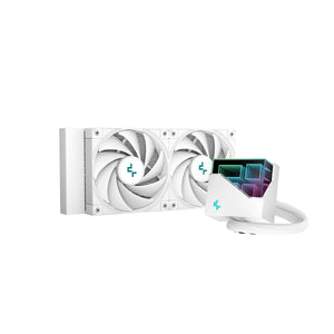 Deepcool LT520 Infinity Mirror 240mm AIO CPU Cooler - White