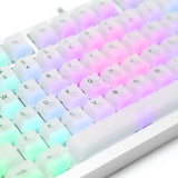 Glorious GMMK Pro 75% Custom Mechanical Keyboard Linear Switch - Prism Silver