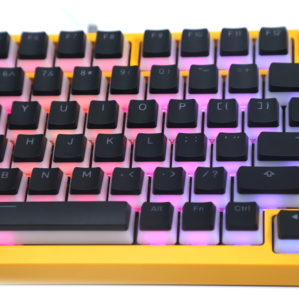 Glorious GMMK Pro 75% Custom Mechanical Keyboard Linear Switch - Bumblebee