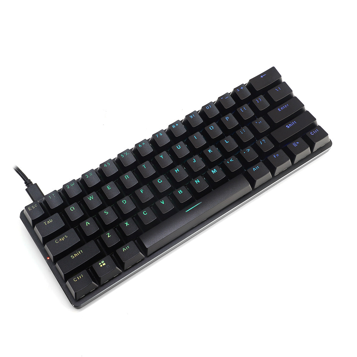 Outlet Glorious RGB Compact Mechanical Keyboard (Silver)