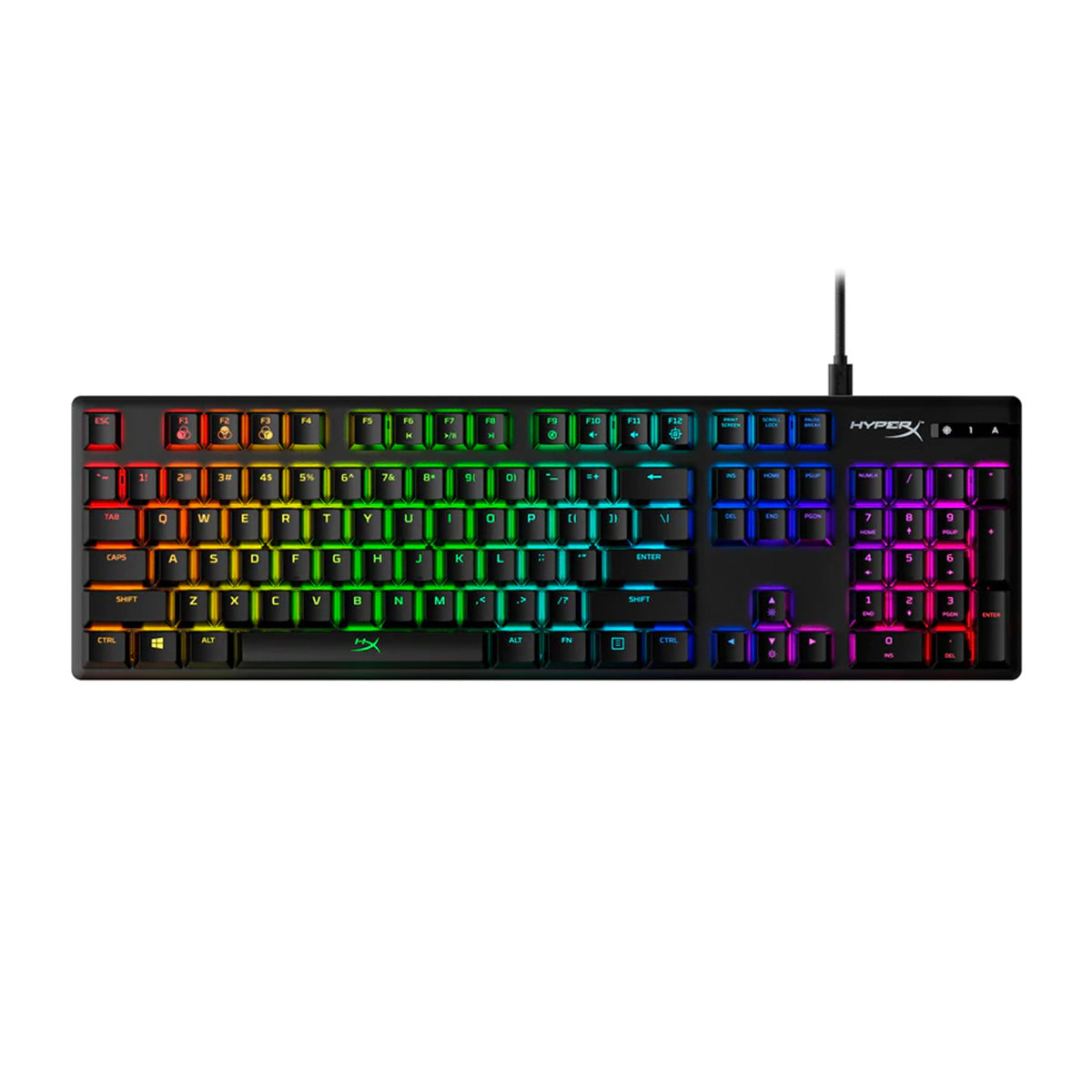 HYPERX Alloy Origins RGB Mechanical Gaming Keyboard, Red Switch, US Layout