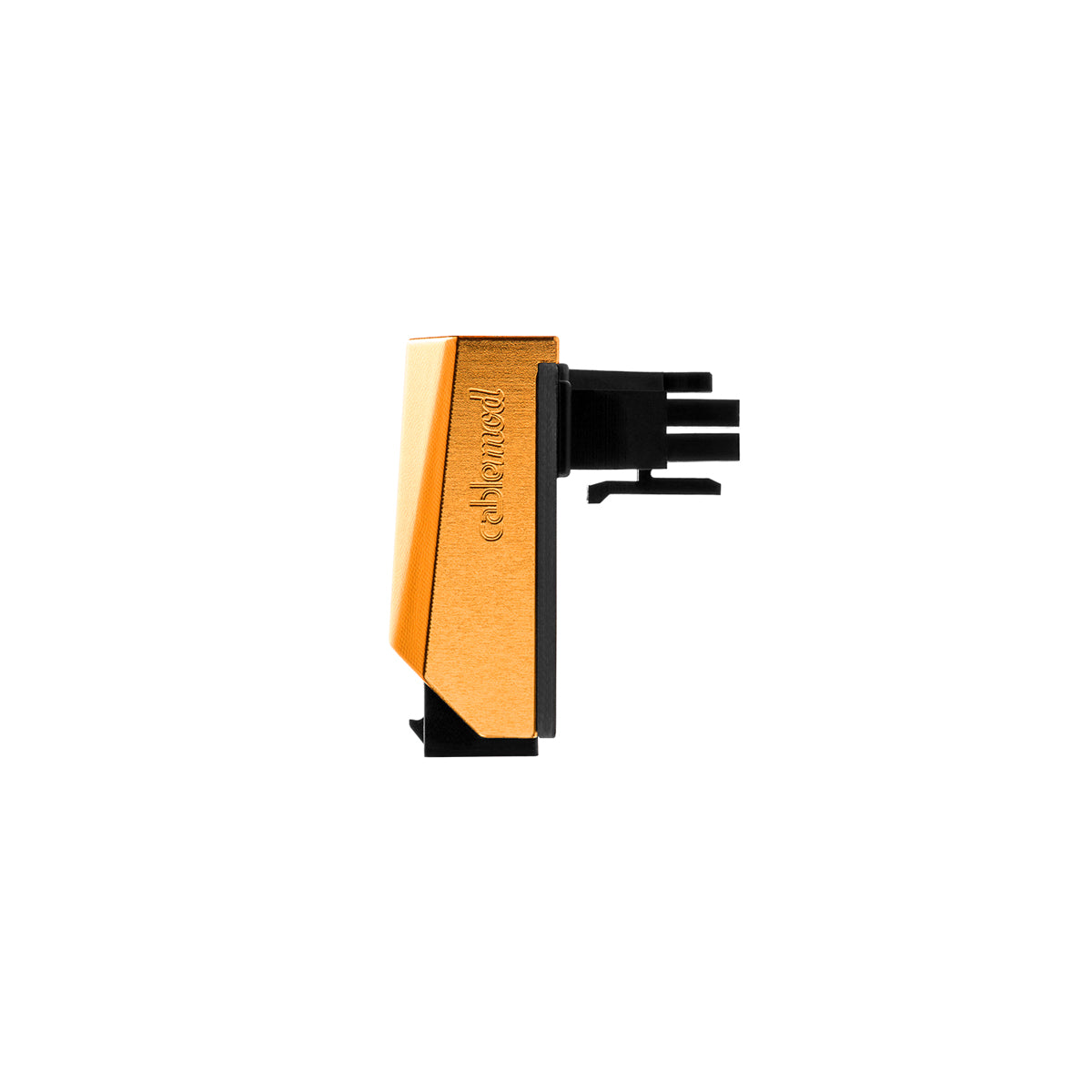 CableMod 12VHPWR 90 Degree Angled Adapter - Variant B - Orange