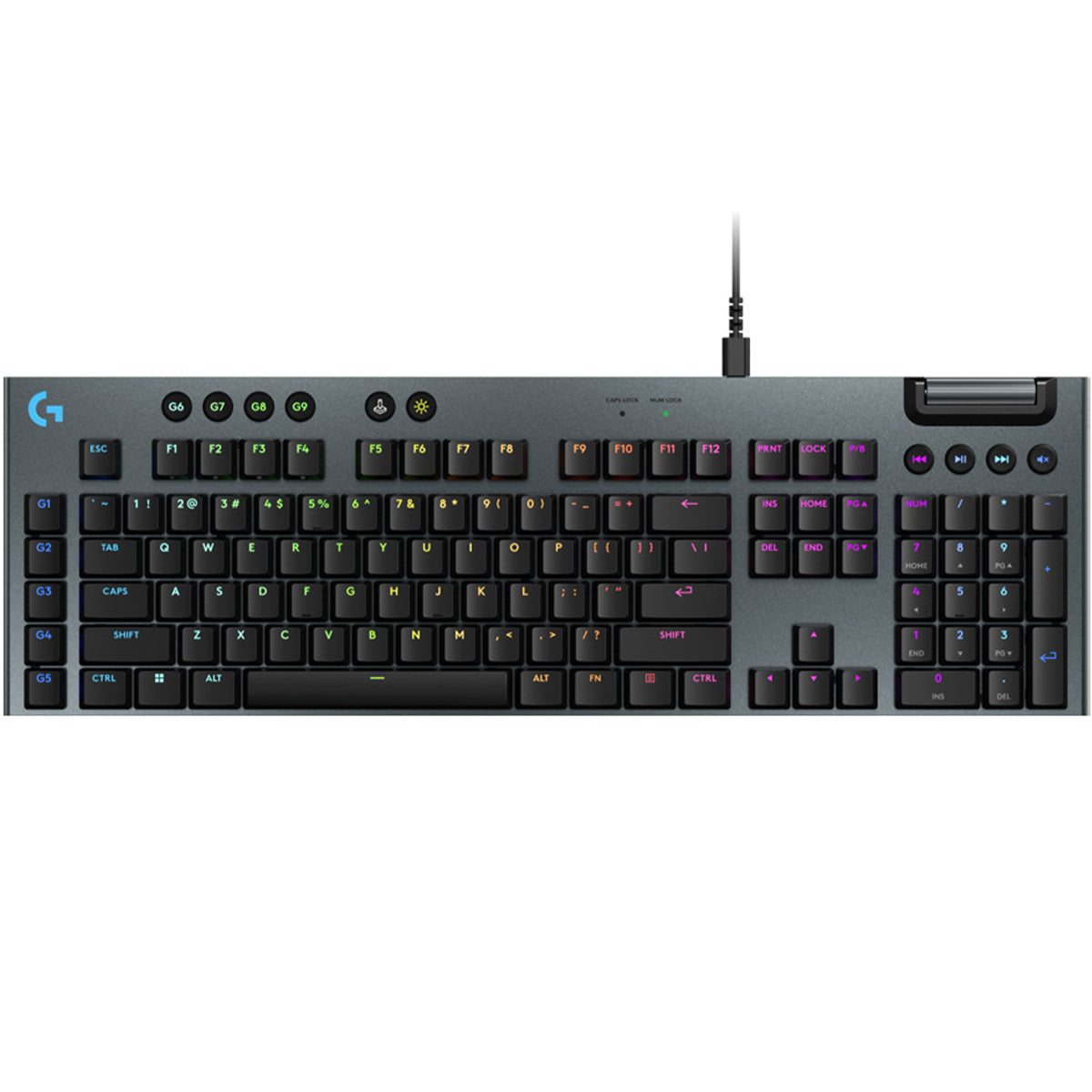 Logitech G915 X Wired Mechanical Gaming Keyboard - Black Tactile