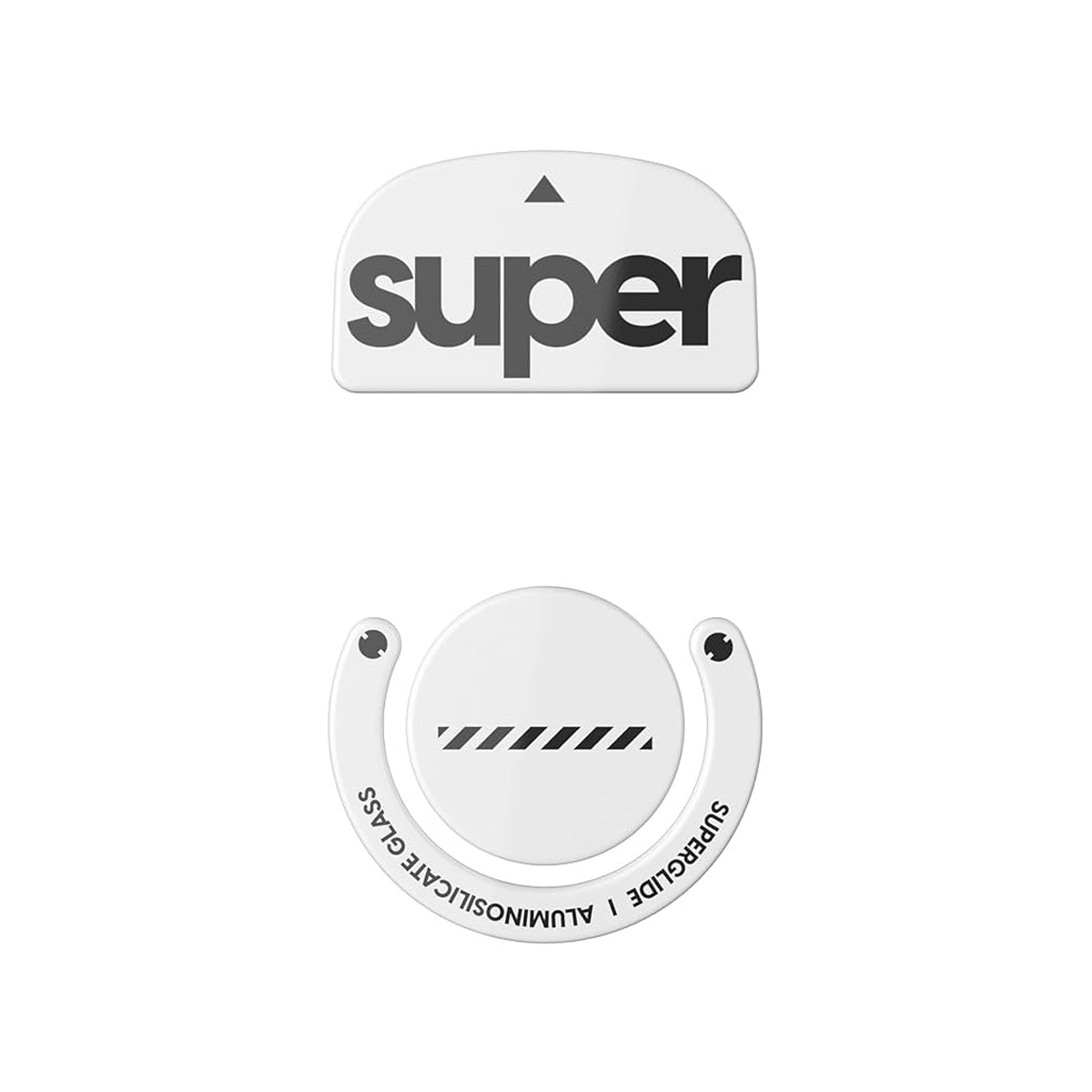 Pulsar Superglide Glass Mouse Skates for Logitech G Pro X Superlight 2 - White