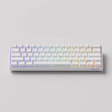 Akko Monsgeek Fun60 Pro 60% Wireless Hall-Effect Gaming Keyboard White - Glare Magnetic Switch