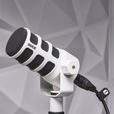 RODE PodMic Dynamic Podcasting Microphone White