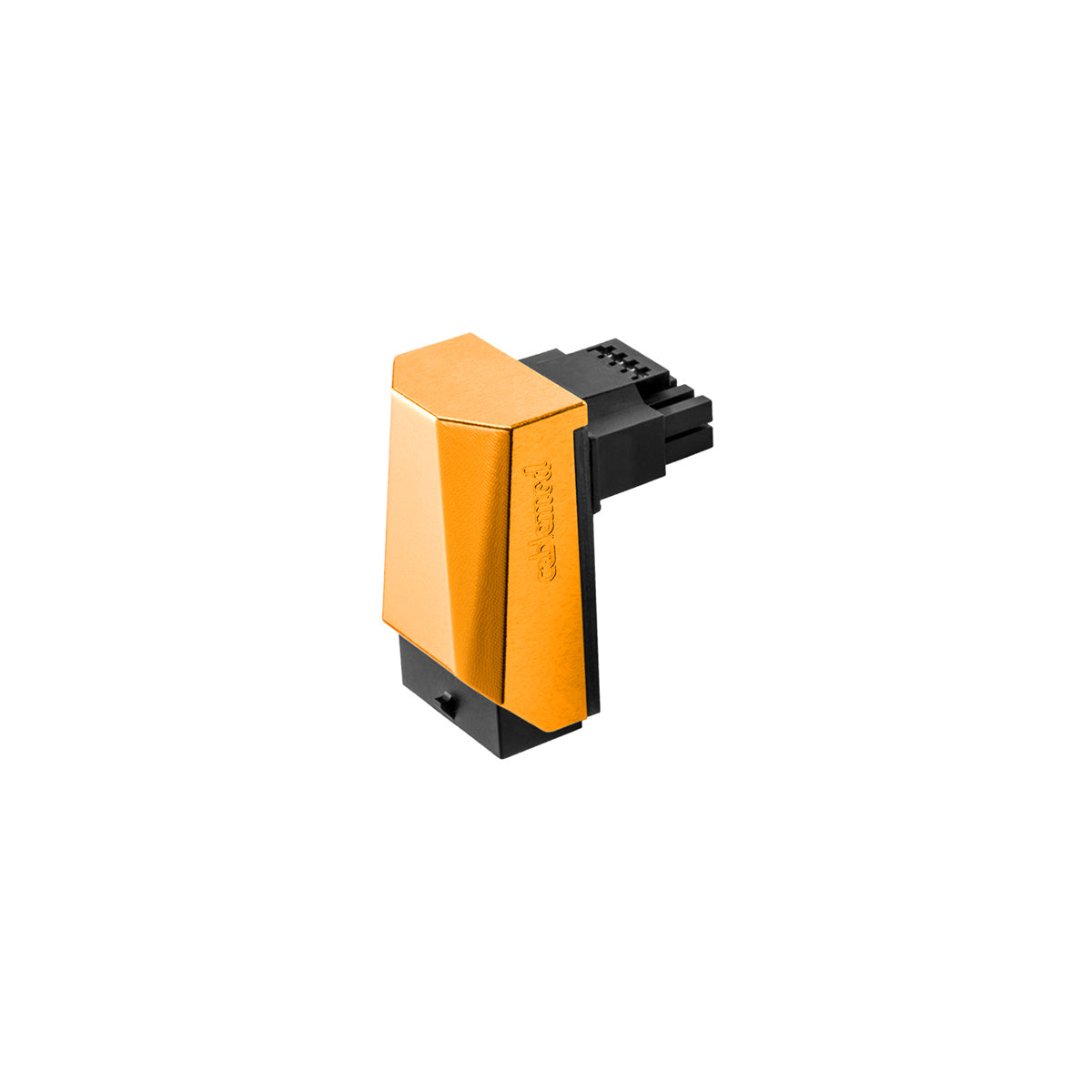 CableMod 12VHPWR 90 Degree Angled Adapter - Variant B - Orange