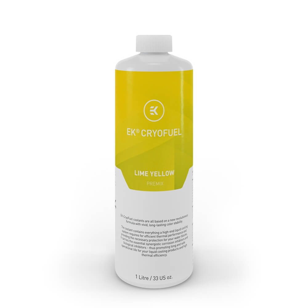 EKWB EK-CryoFuel Premix 1000ml Coolant - Lime Yellow