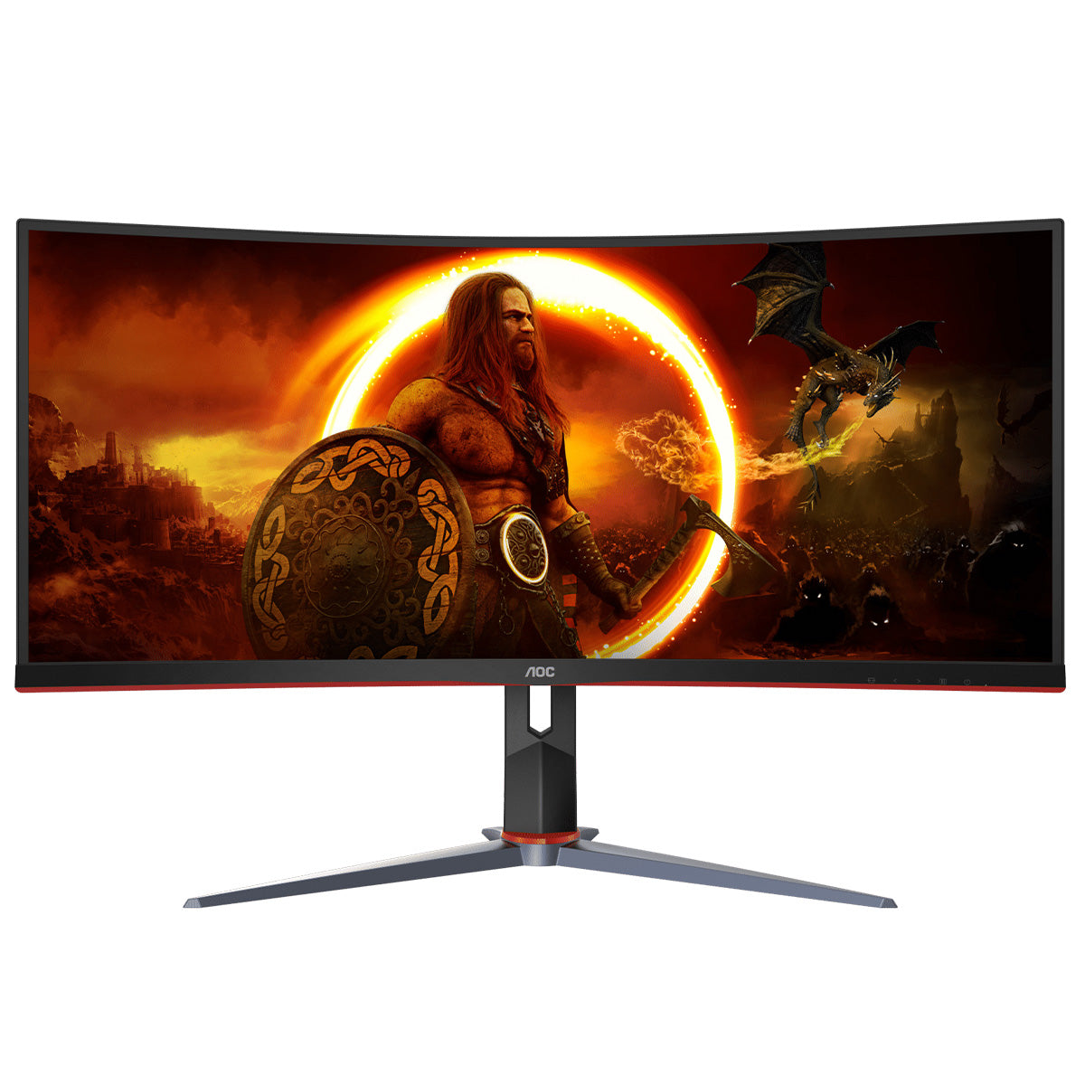 AOC CU34G2XP 34" WQHD 180Hz 1ms Curved Ultrawide Gaming Monitor