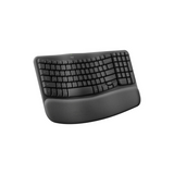 Logitech Wave Keys Wireless Ergonomic Keyboard - Graphite