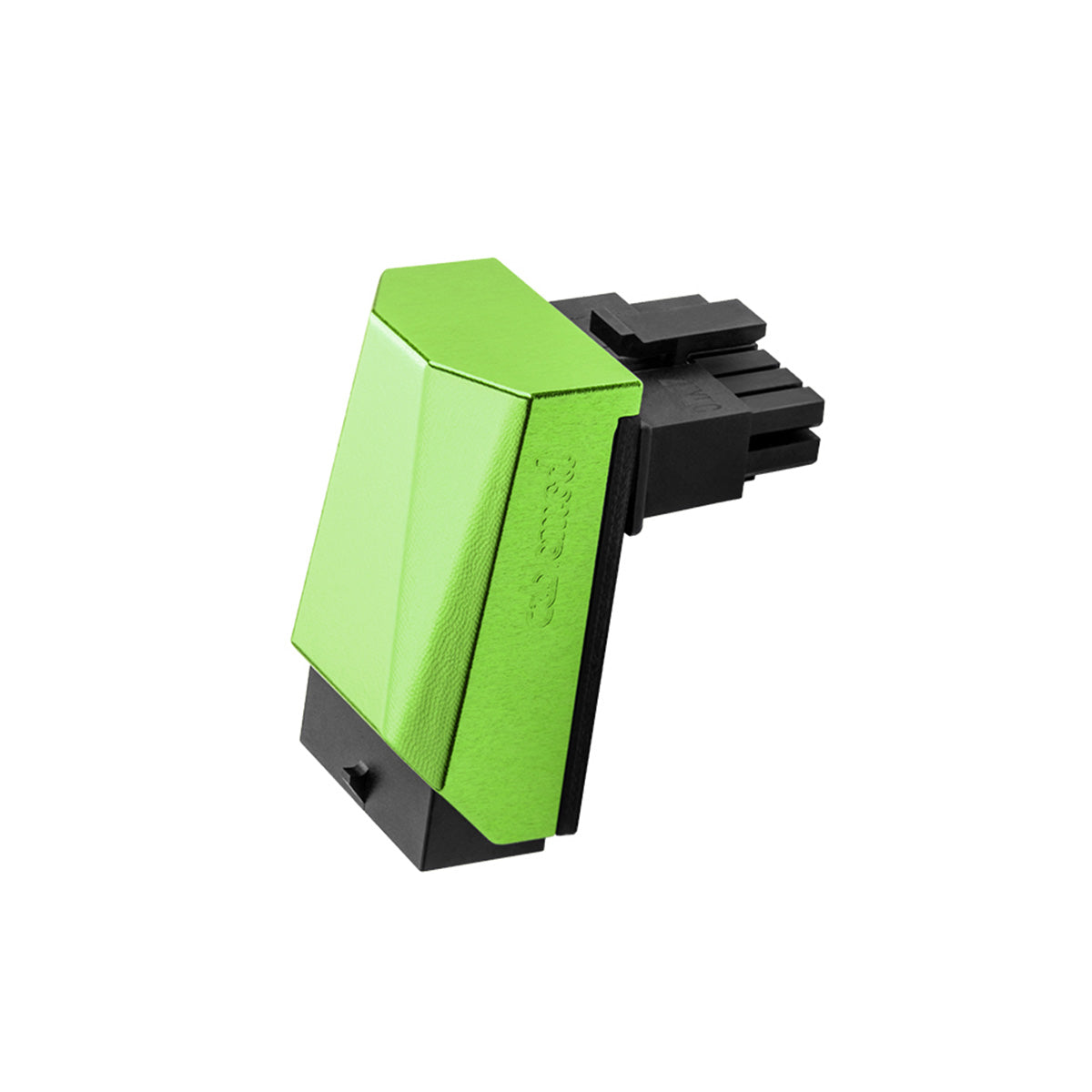 CableMod 12VHPWR 90 Degree Angled Adapter v1.1 - Variant A - Green