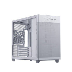 ASUS Prime AP201 Tempered Glass MicroATX Case - White