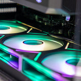 Equinox AMP RTX 5070 Ti Ryzen 7 9800X3D Gaming PC - BLACK