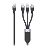 Unitek 20W 3in1 USB-C Data & Charge Cable - 1.5M