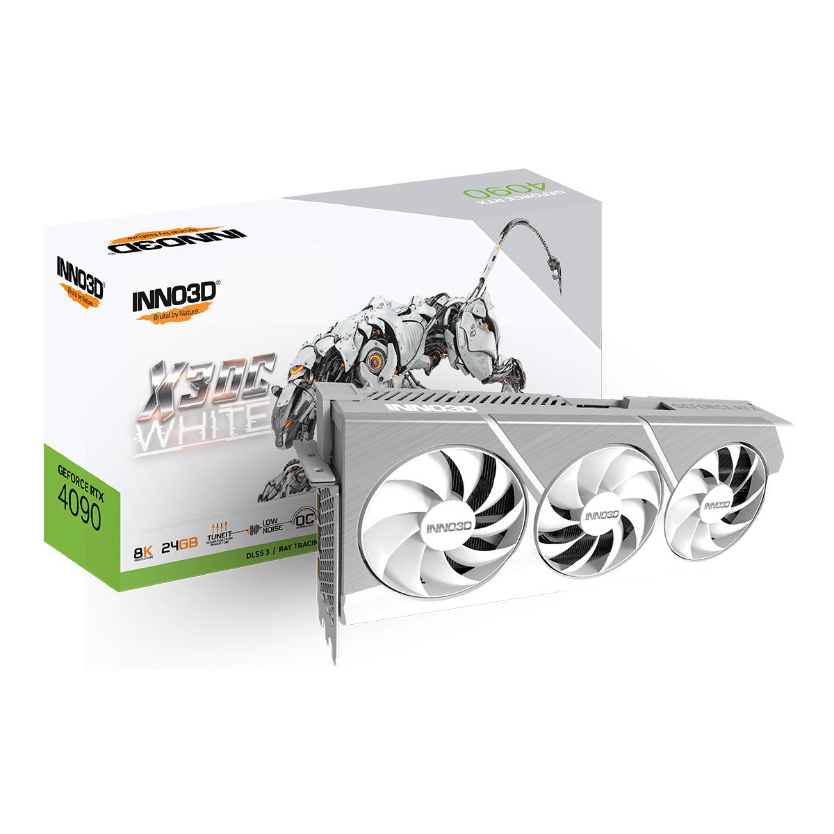 INNO3D GeForce RTX 4090 X3 OC WHITE 24GB Graphics Card