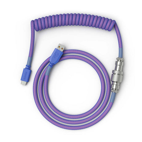 Glorious Coiled Cable - Nebula (USB-C with Aviator Connectors)