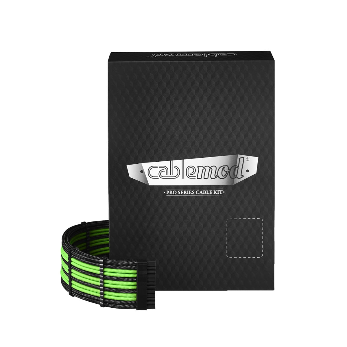 CableMod PRO ModMesh RT-Series Full Cable Kit - Black/Light Green