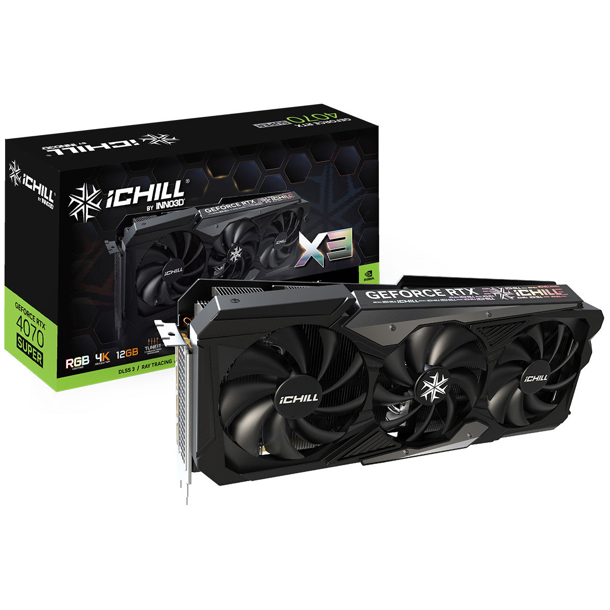 INNO3D GeForce RTX 4070 SUPER iChill X3 12GB Graphics Card