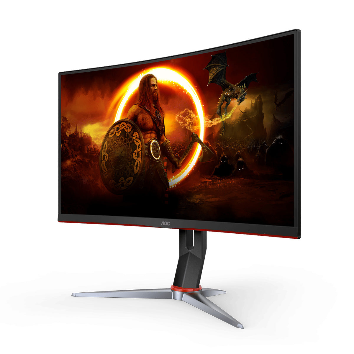 AOC CQ27G2X 27" QHD 180Hz 1ms VA Curved Gaming Monitor