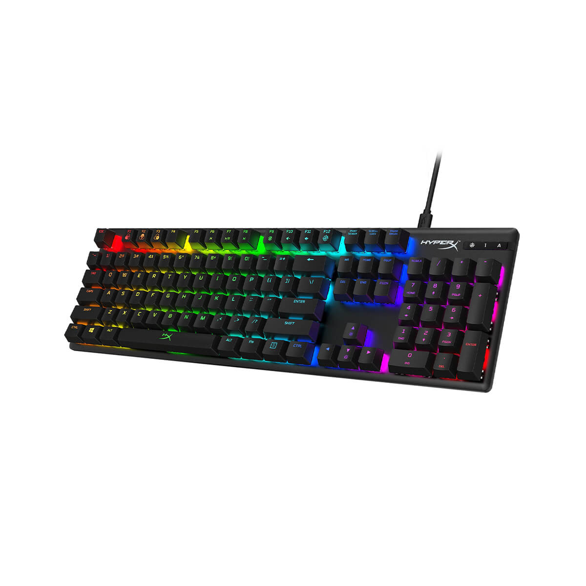 HyperX Alloy Origins RGB Mechanical Gaming Keyboard - Aqua Switch