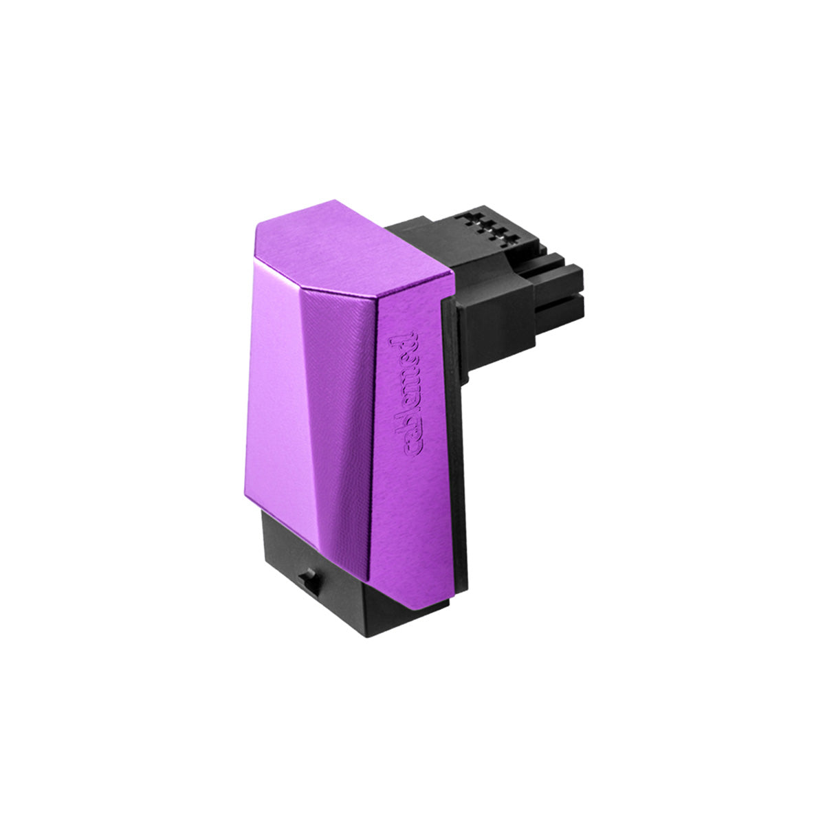 CableMod 12VHPWR 90 Degree Angled Adapter v1.1 - Variant B - Purple